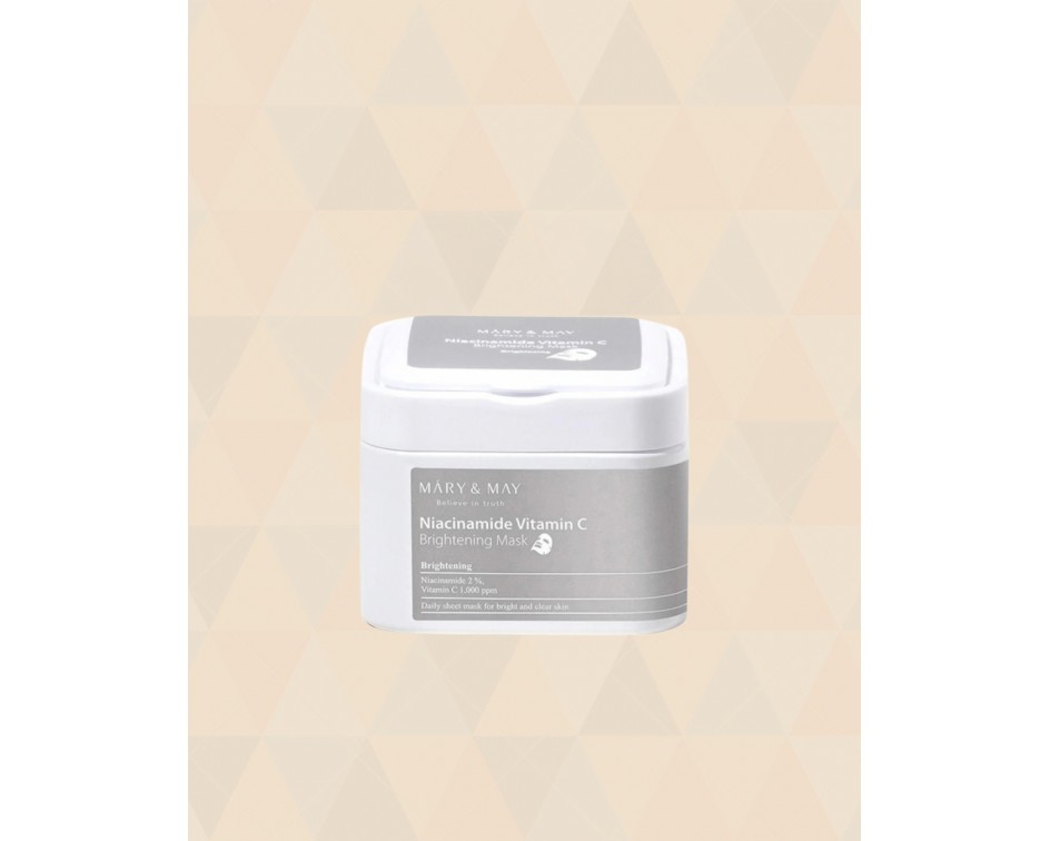NIACINAMIDE VITAMIN C BRIGHTENING MASK 30PCS