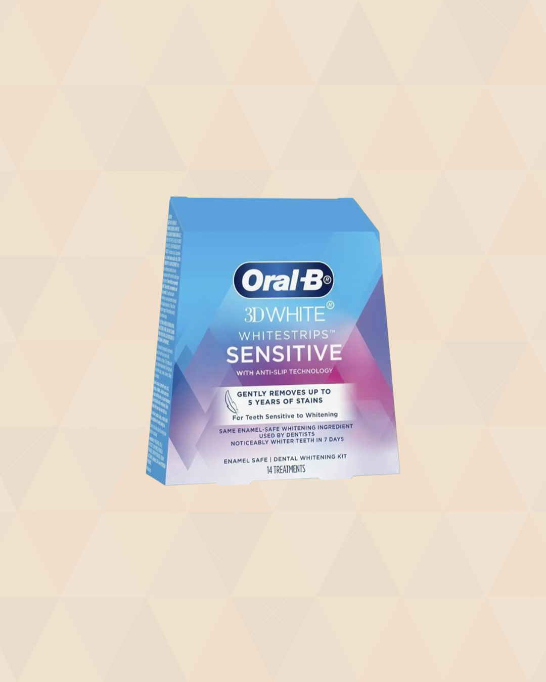 3D White Whitening Strips Sensitive 14 Pack